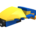 a toy fish made of blocks
